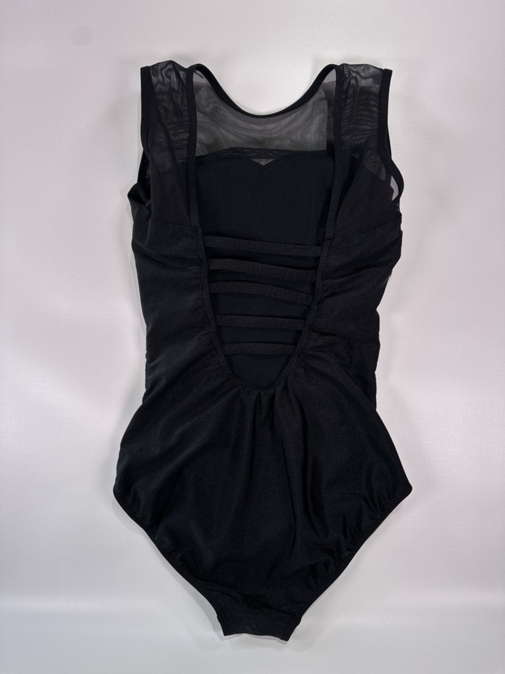 Albion Black Stretch Nylon Blend Bodysuit - Picture 5 of 9